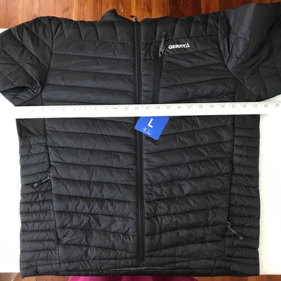 COPY - GERRY Lightweight Puffer Jacket NWT Black Men’s Size Large/tag’s removed - Picture 13 of 16